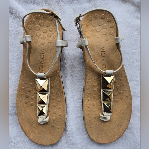 Vionic Shoes - Vionic‎ Women's Sandals with Gold Accents